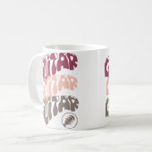 Guitar Playing Band Musician Live Music Kaffeetasse (Vorderseite Links)