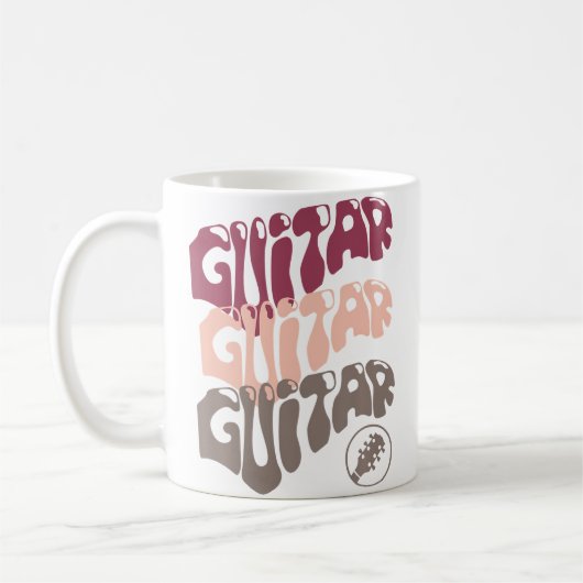 Guitar Playing Band Musician Live Music Kaffeetasse (Links)