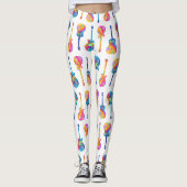 GUITAR POP ART LEGGINGS (Vorderseite)