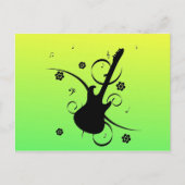 Guitar Postcard Postkarte (Vorderseite)