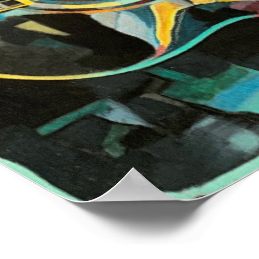 Guitar Print Poster (Ecke)