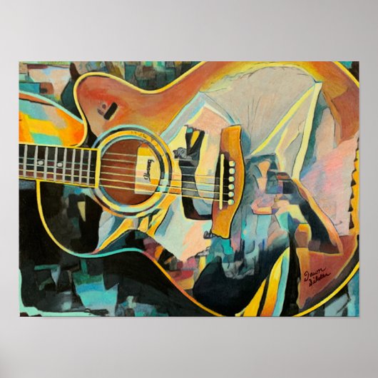 Guitar Print Poster (Vorne)