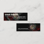 GUITAR "Redtrax" Karte für kleine Unternehmen (Vorne/Hinten)