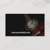 GUITAR "Redtrax" Visitenkarte (Rückseite)
