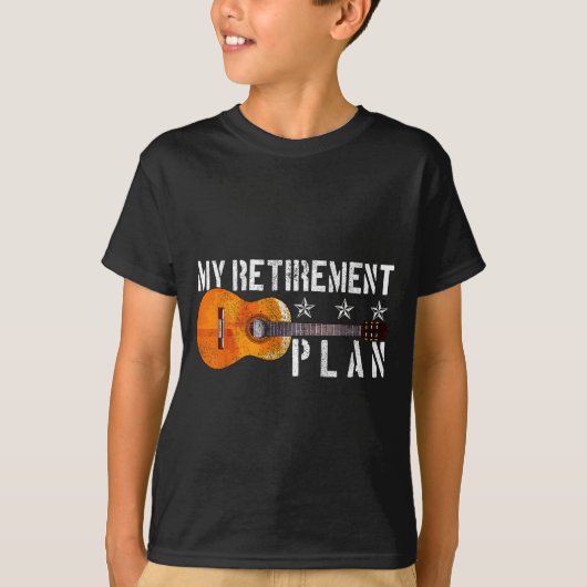 Guitar Retirement Plan - Funny Gift For Retired Gu T-Shirt (Vorderseite)