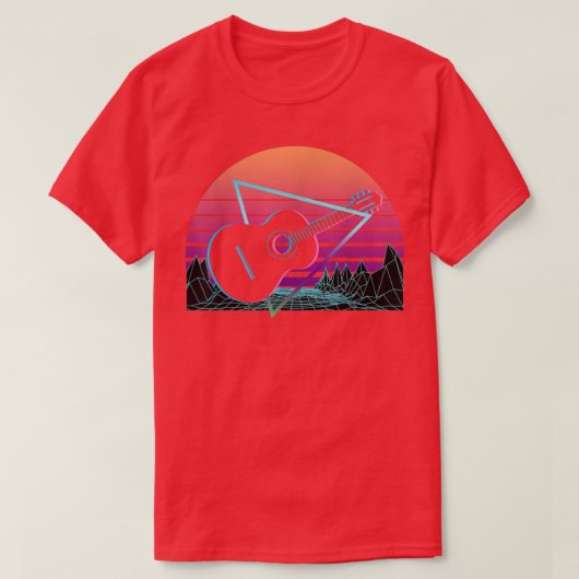 Guitar Retro T-Shirt (Design vorne)