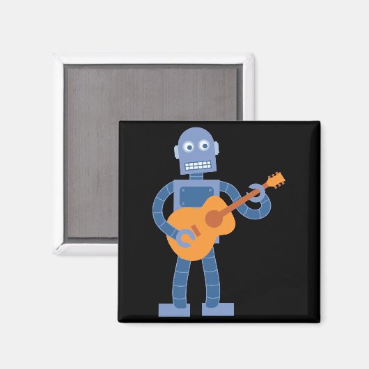 Guitar Robot Magnet (Vorderseite/Rückseite)