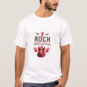 Guitar Rock Festival Mens T-Shirt