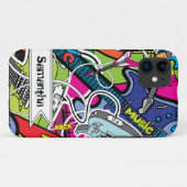 Guitar Rock iPhone 5 Mate Barely There™ Case (Rückseite (Horizontal))