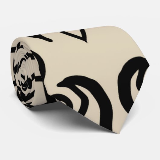 GUITAR ROCK KRAWATTE (Gerollt)