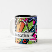 Guitar Rock Music Star Grunge Tasse Cup (Vorderseite Links)