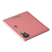 Guitar Rock Star Notizblock (angewinkelt)