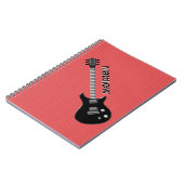 Guitar Rock Star Notizblock (Linke Seite)