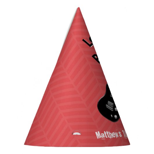 Guitar Rock Star Partyhütchen (Links)