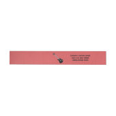 Guitar Rock Star Rundum-Adressaufkleber (Person)