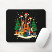 Guitar Santa Hat Christmas Tree Light Funny Music Mousepad (Mit Mouse)
