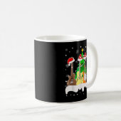 Guitar Santa Snow Weihnachtsbaum für Musikliebhabe Kaffeetasse (VorderseiteRechts)