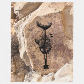 Guitar Shark Fleecedecke (Vorderseite)