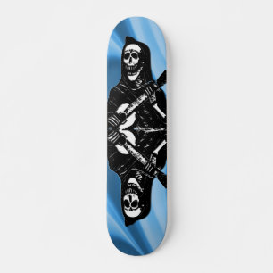 Guitar Skeleton Skate Board Skateboard