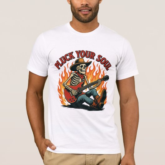 Guitar Skeleton T-Shirt (Vorderseite)