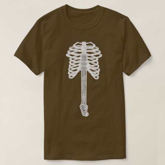 Guitar Skeleton T - Shirt (Design vorne)