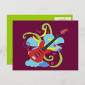 Guitar Solo Dream Postkarte (Vorne/Hinten)
