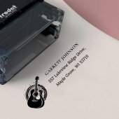 [Guitar Stamp] Custom Acoustic Guitar Address Permastempel