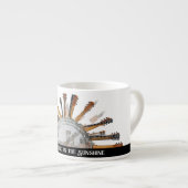 GUITAR STRINGS IN DER SONNE ESPRESSOTASSE (Vorderseite Rechts)