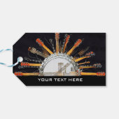 GUITAR STRINGS IN DER SONNE GESCHENKANHÄNGER (Rückseite Horizontal)