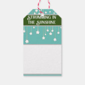 GUITAR STRINGS IN DER SONNE GESCHENKANHÄNGER (Rückseite)