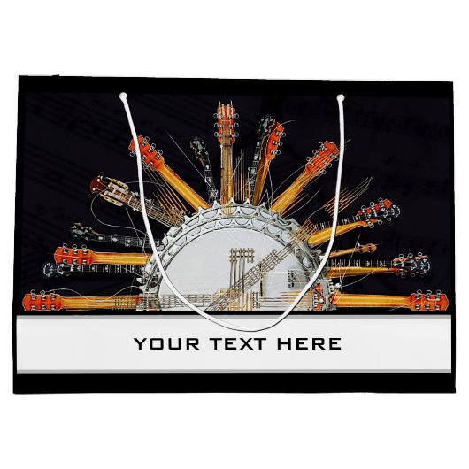 GUITAR STRINGS IN DER SONNE GROßE GESCHENKTÜTE (Rückseite)