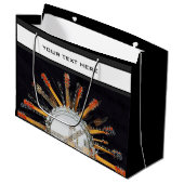 GUITAR STRINGS IN DER SONNE GROßE GESCHENKTÜTE (Vorderseite Schrägansicht)