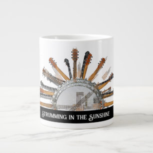 GUITAR STRINGS IN DER SONNE Jumbo-Tasse