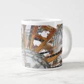 GUITAR STRINGS IN DER SONNE Jumbo-Tasse (Vorderseite Rechts)