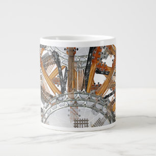 GUITAR STRINGS IN DER SONNE Jumbo-Tasse