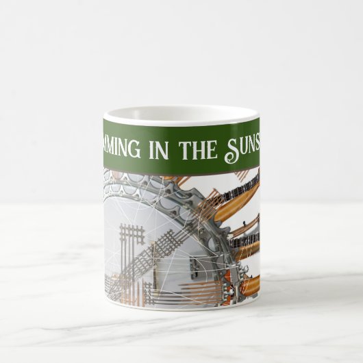 GUITAR STRINGS IN DER SONNE KAFFEETASSE (Mittel)