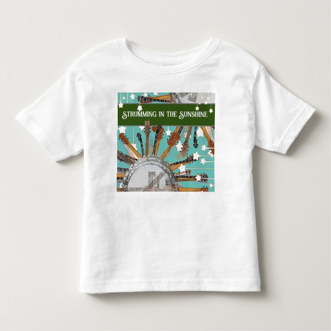 GUITAR STRINGS IN DER SONNE KLEINKIND T-SHIRT (Vorderseite)