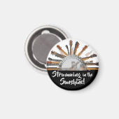 GUITAR STRINGS IN DER SONNE MAGNET (Vorderseite/Rückseite)