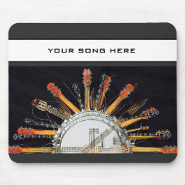 GUITAR STRINGS IN DER SONNE MOUSEPAD