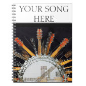 GUITAR STRINGS IN DER SONNE NOTIZBLOCK (Vorderseite)