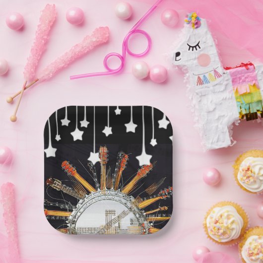 GUITAR STRINGS IN DER SONNE PAPPTELLER (Party)