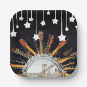 GUITAR STRINGS IN DER SONNE PAPPTELLER (Vorderseite)