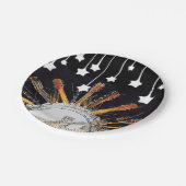 GUITAR STRINGS IN DER SONNE PAPPTELLER (Schrägansicht)