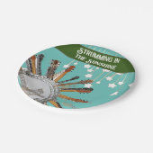 GUITAR STRINGS IN DER SONNE PAPPTELLER (Schrägansicht)