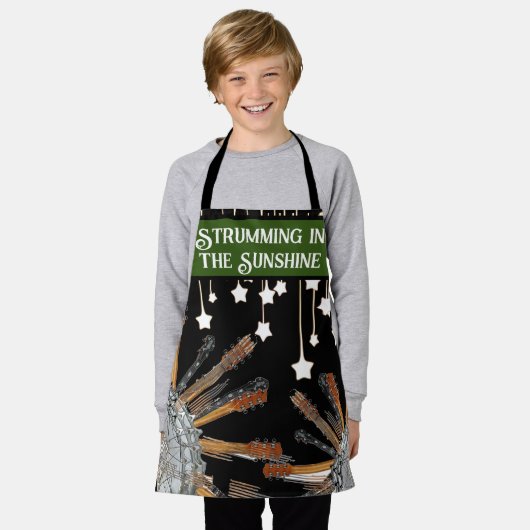 GUITAR STRINGS IN DER SONNE SCHÜRZE (Getragen)