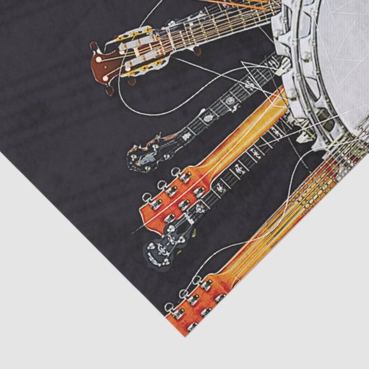 GUITAR STRINGS IN DER SONNE SEIDENPAPIER (Detail)