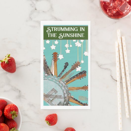 GUITAR STRINGS IN DER SONNE SERVIETTE (Beispiel)