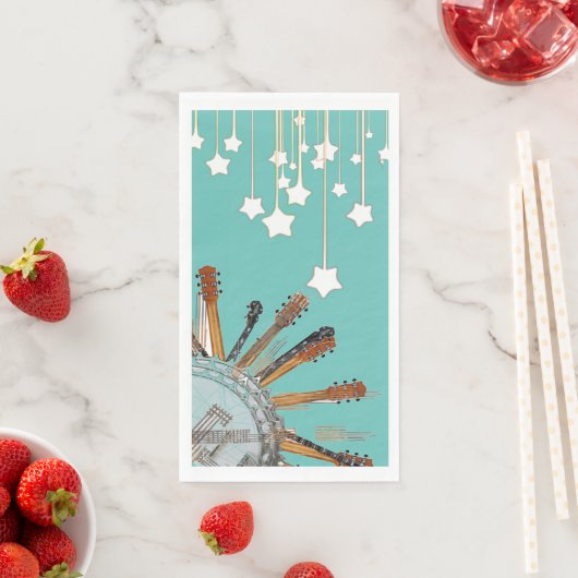 GUITAR STRINGS IN DER SONNE SERVIETTE (Beispiel)