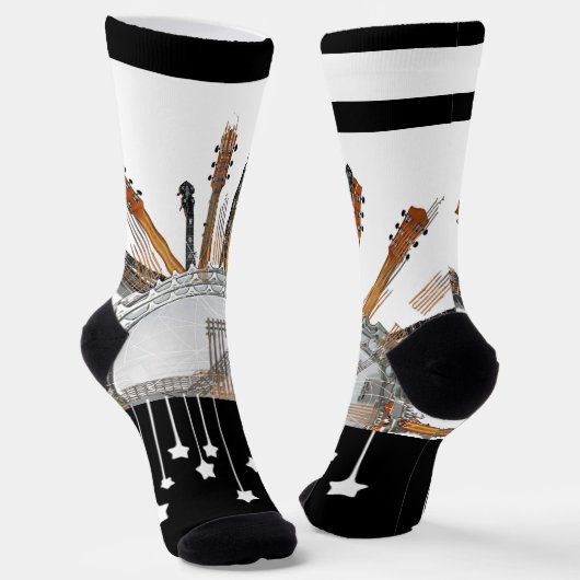 GUITAR STRINGS IN DER SONNE SOCKEN (Gewinkelt)