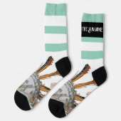 GUITAR STRINGS IN DER SONNE SOCKEN (Linkes Detail)